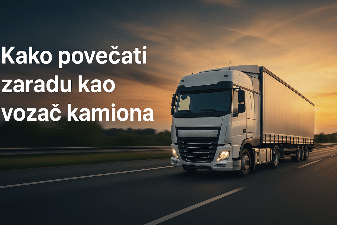 Vozač kamiona u međunarodnom transportu – kako povećati zaradu na putu kroz EU