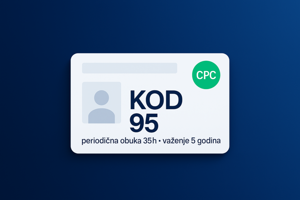 KOD 95 na Hrvaškem 2026: cena, trajanje, obnova in kako najhitreje do zaposlitve
