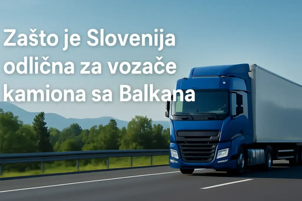 Top 5 razlogov, zakaj je Slovenija idealna za voznike tovornjakov z Balkana