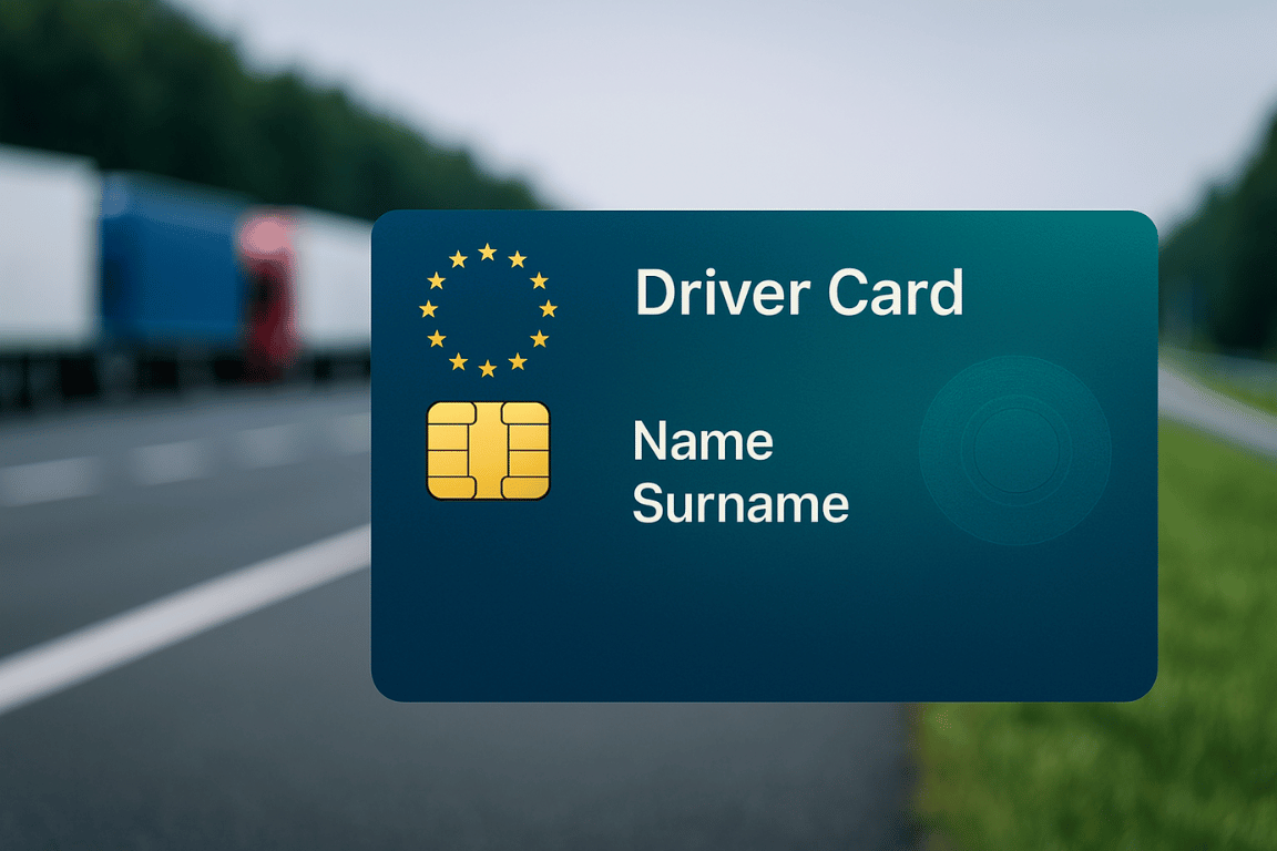 Home 21 Fahrerkarte für den digitalen Tachografen